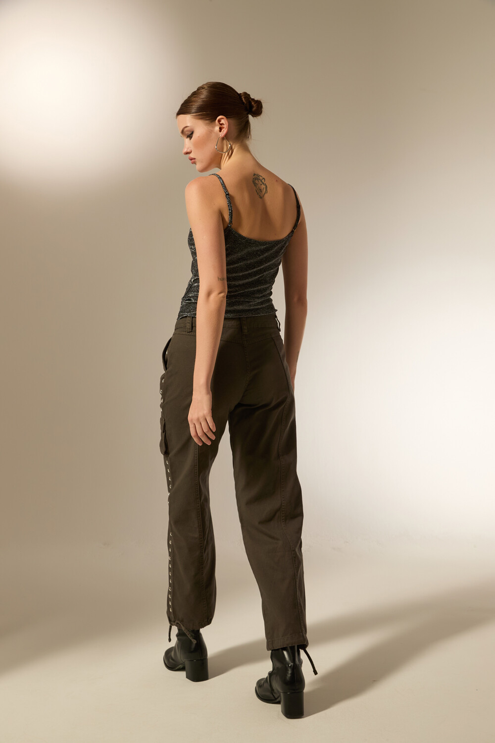 Pantalon Merol Gris Oscuro