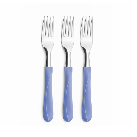 Set X3 Tenedores Trend de Simonaggio AZUL