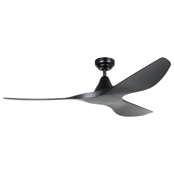 Ventilador de techo negro Ø1320mm con control EG0192