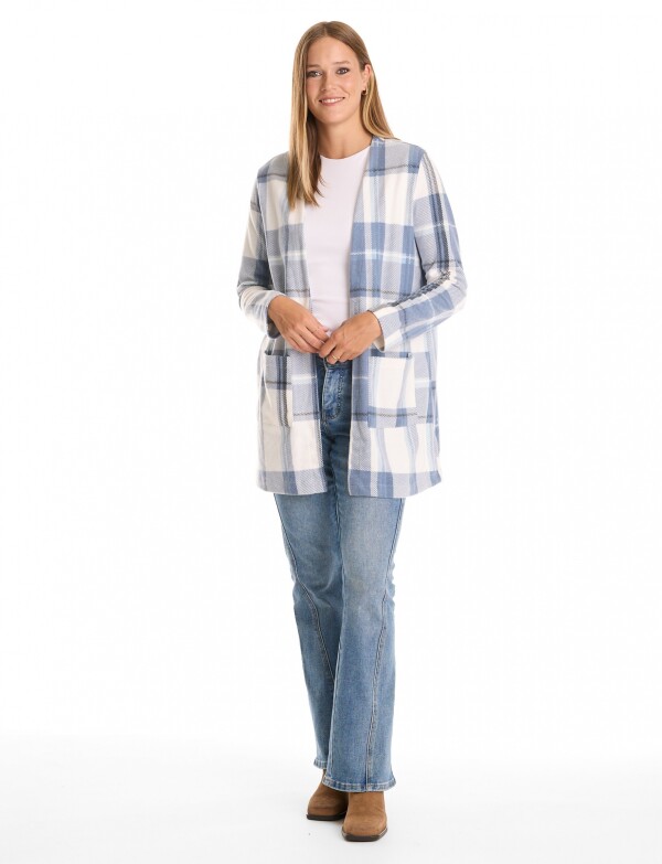 Cardigan Cozy AZUL/MULTI