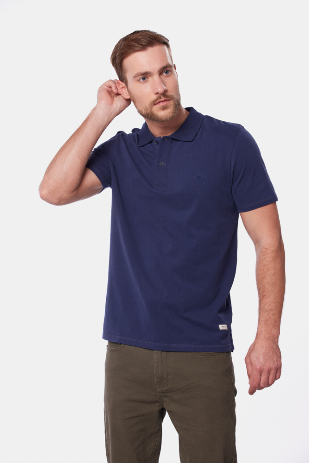 REMERA POLO JERSEY LISA Azul