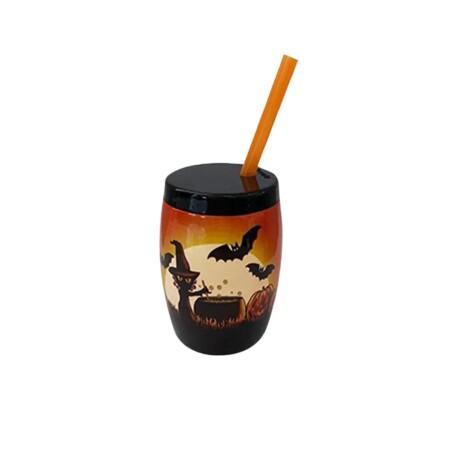 VASO HALLOWEEN 0,3 LTS NARANJA