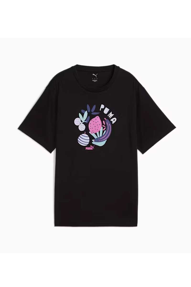 T-SHIRT DAMA PUMA GRAPHICS RELAXED FRUITY TEE Negro