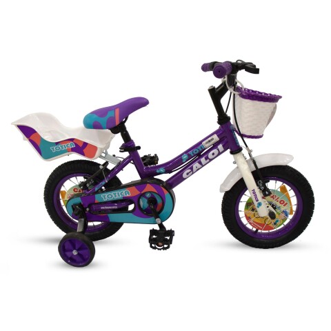 Bicicleta Caloi New Totica Aro 12" Lila