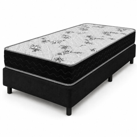 Sommier Platino 1 Plaza Colchón Espuma Reversible Matelaseado 78 x 188 x 18 cm Sommier Platino 1 Plaza Colchón Espuma Reversible Matelaseado 78 x 188 x 18 cm