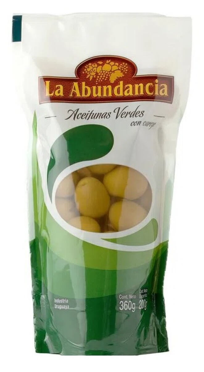 Aceitunas con carozo sachet 200g LA ABUNDANCIA 