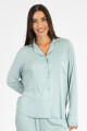 Pijama ribb americano Verde claro