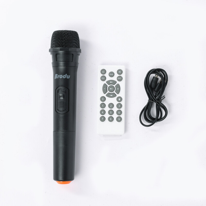Parlante torre portatil bluetooth ZQS8223 con efecto de luces 2 x 8" con micrófono Parlante torre portatil bluetooth ZQS8223 con efecto de luces 2 x 8" con micrófono