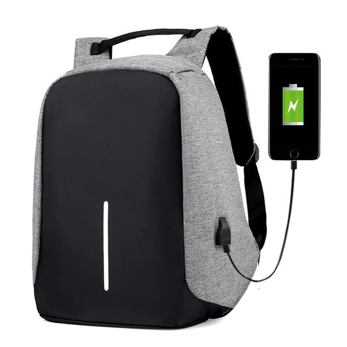 Mochila Anti Robo Hx-6811 - GRIS 