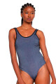 MALLA MUJER FILA DOUBLE Azul-estampado