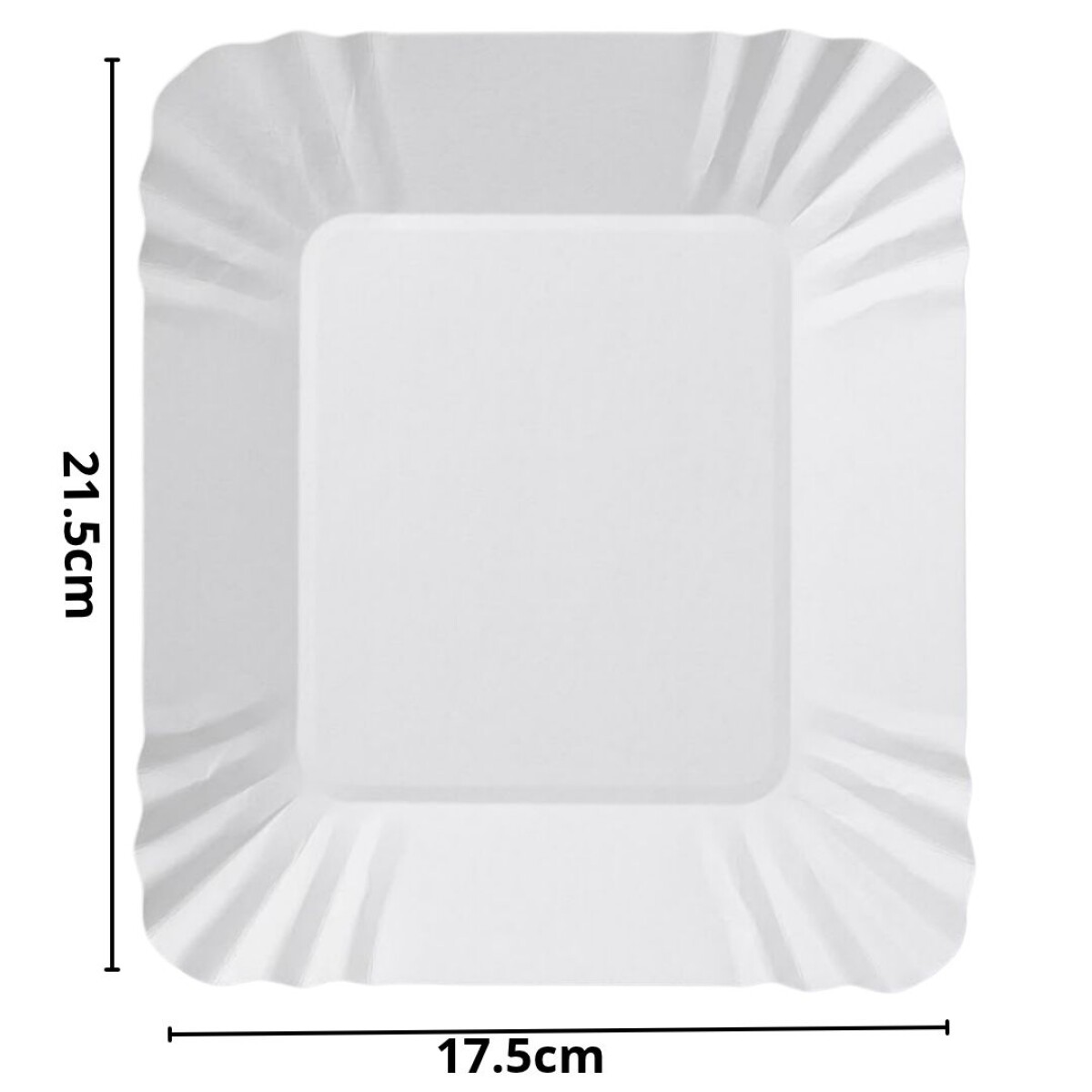 BANDEJA DE CARTÓN 50 UNI • 21,5x17,5cm 