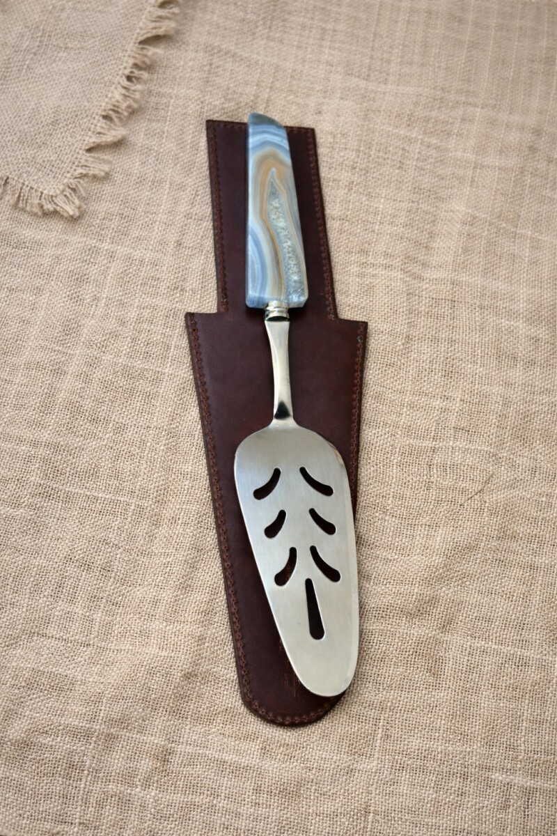 Rustic Cake Shovel Gris / Chocolate