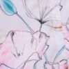 Blusa Flores Escote V MULTI/ROSA