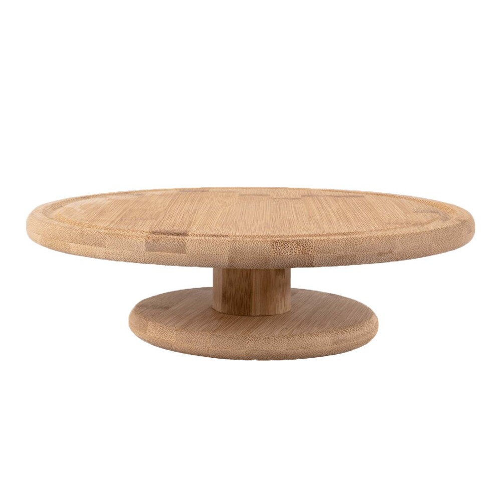 PORTA TORTA C/SOPORTE NATURAL/BEIGE BAMBÚ BFB100 BMB