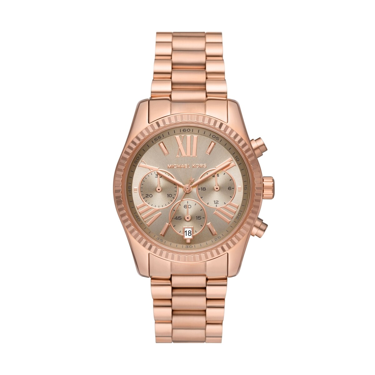 Reloj Michael Kors Lexington Acero Oro Rosa 
