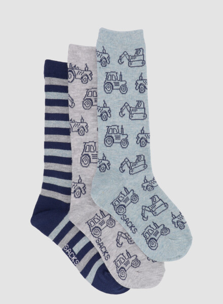 Pack x3 3/4 inf diseños algodón infantil Variante 27