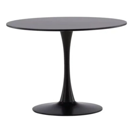 Juego De Comedor 4 Sillas Boucle + Mesa Tulip Mesa en negro