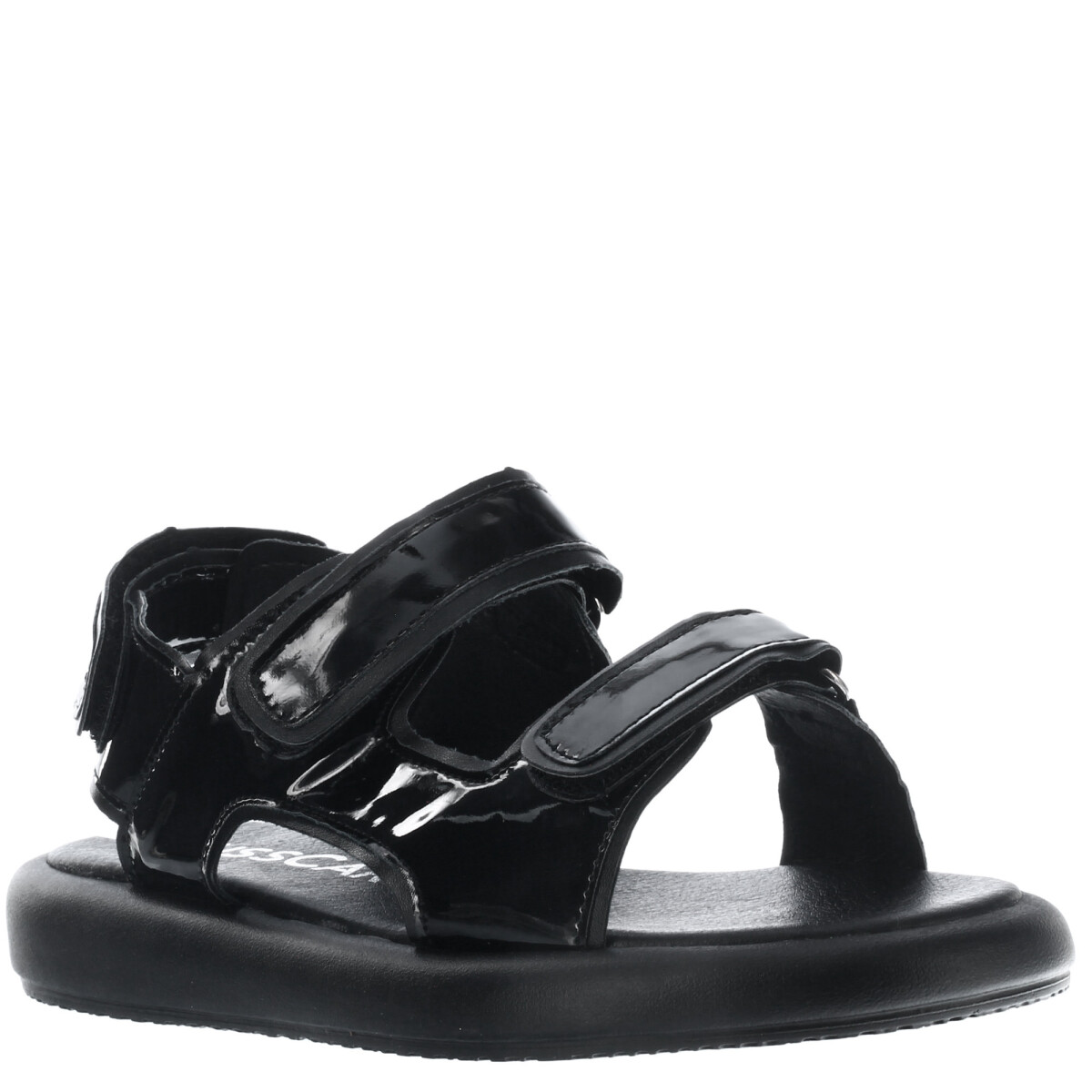 Sandalia de Mujer Miss Carol NEO con combinacion de materiales y velcros - Negro 