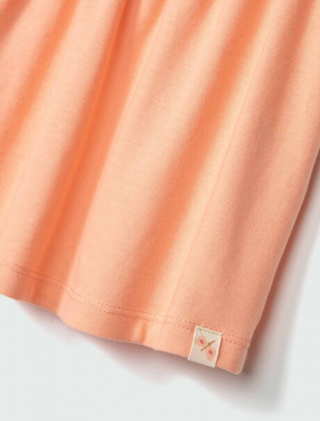 BLUSA INFANTIL MANGA CORTA NARANJA