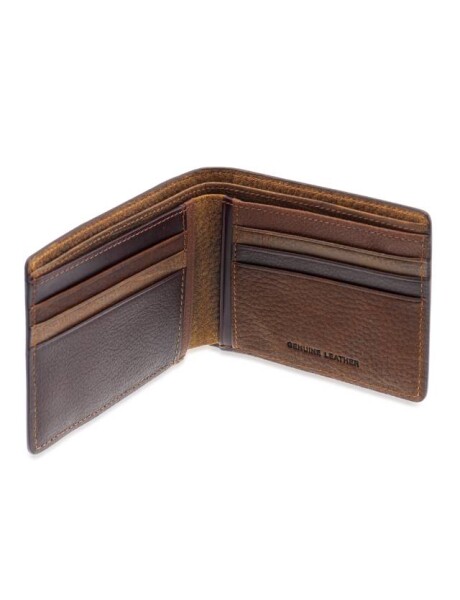 BILLETERA DE CUERO Marron