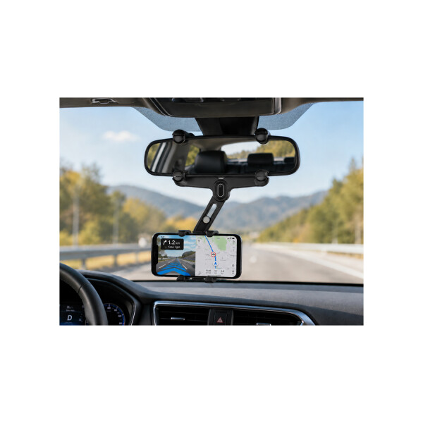 Soporte Para Celular Para Espejo Retrovisor (barra Plegable) Soporte Para Celular Para Espejo Retrovisor (barra Plegable)