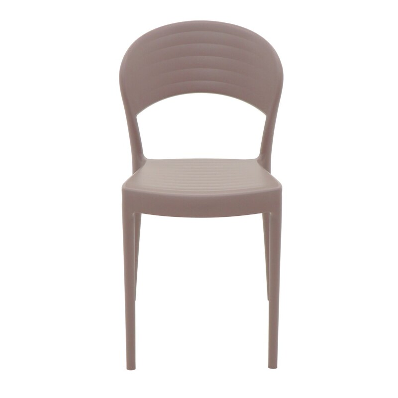 Silla Sissi Respaldo Cerrado en Polipropileno - Color beige - 92046/421 Silla Sissi Respaldo Cerrado en Polipropileno - Color beige - 92046/421