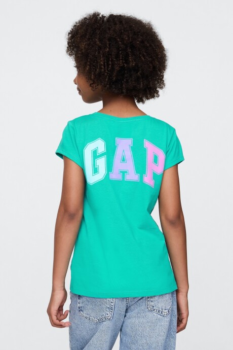 Remera Gráfico Niña Green Mirage