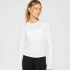 Polo Manga Larga Feather Tech+ Long-Sleeve Top Mujer Classic White