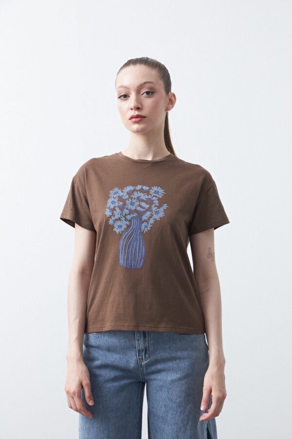 REMERA BONETERO Café