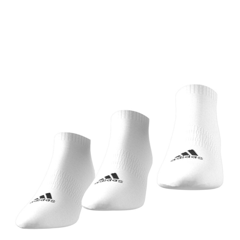 Medias Unisex Adidas x3 Cushioned Blanco - Negro