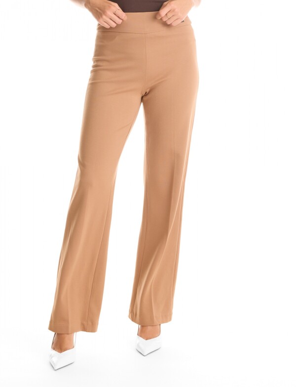 Pantalon Confort Pull On TOSTADO