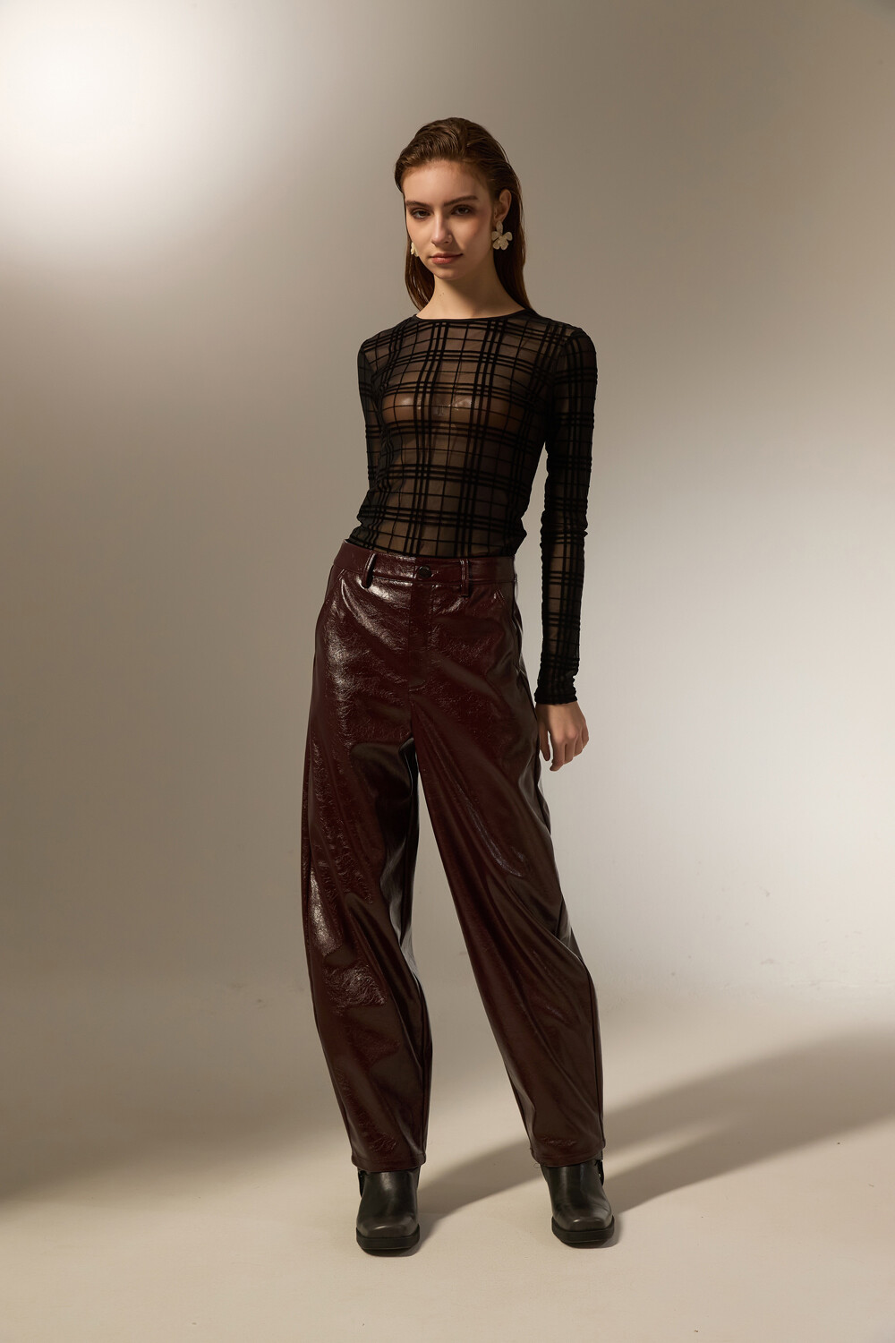 Pantalon Nurika Cereza Oscuro