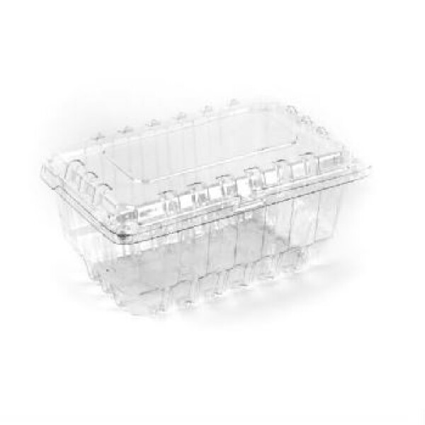 BLISTER PET CON VENTILACION PARA FRUTAS 500 GRS 19 X 11 X 9,2cm TRANSPARENTE