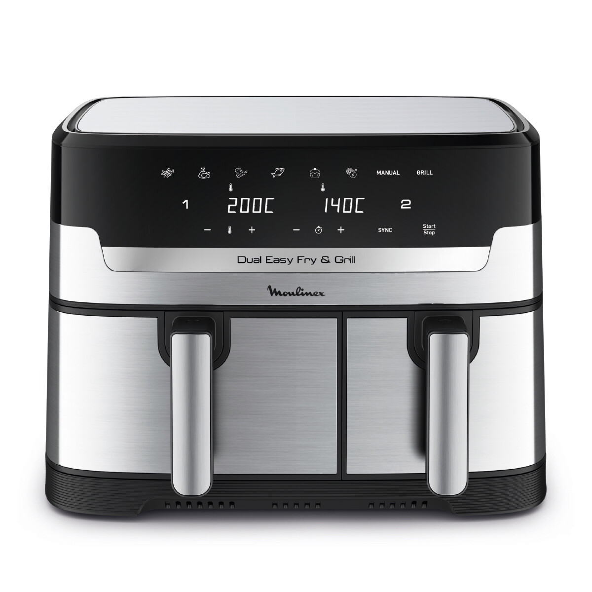 air fryer Dual Easy Fry & Grill Moulinex 