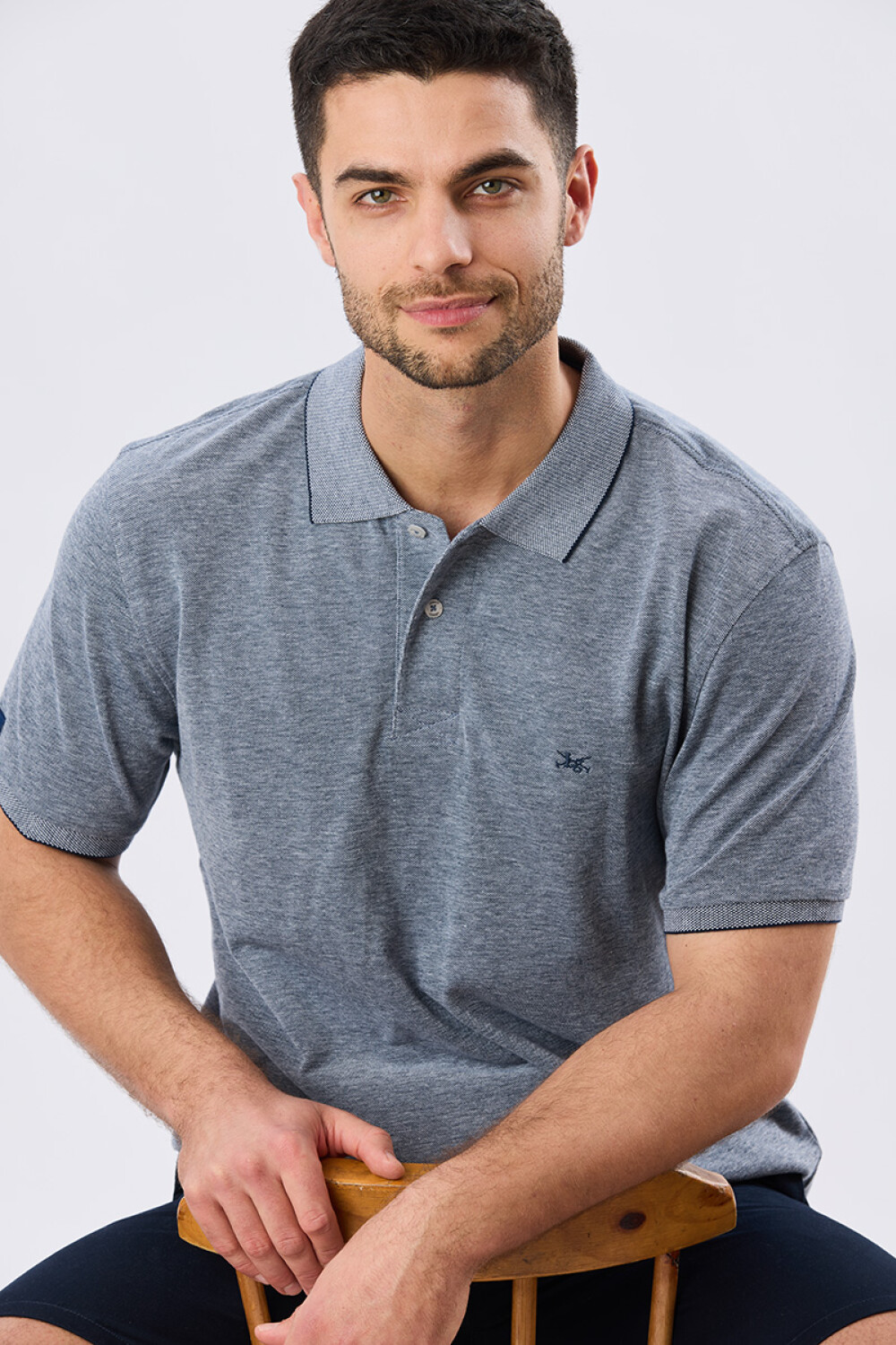 REMERA POLO LISA PIQUÉ Oxford