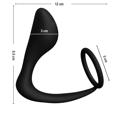 Vibrador Prostático Con Anillo Para Pene Vibrador Prostático Con Anillo Para Pene