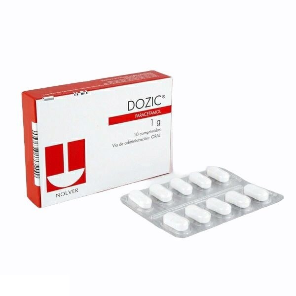 Dozic 1 g 10 Comprimidos - Nolver Dozic 1 g 10 Comprimidos - Nolver