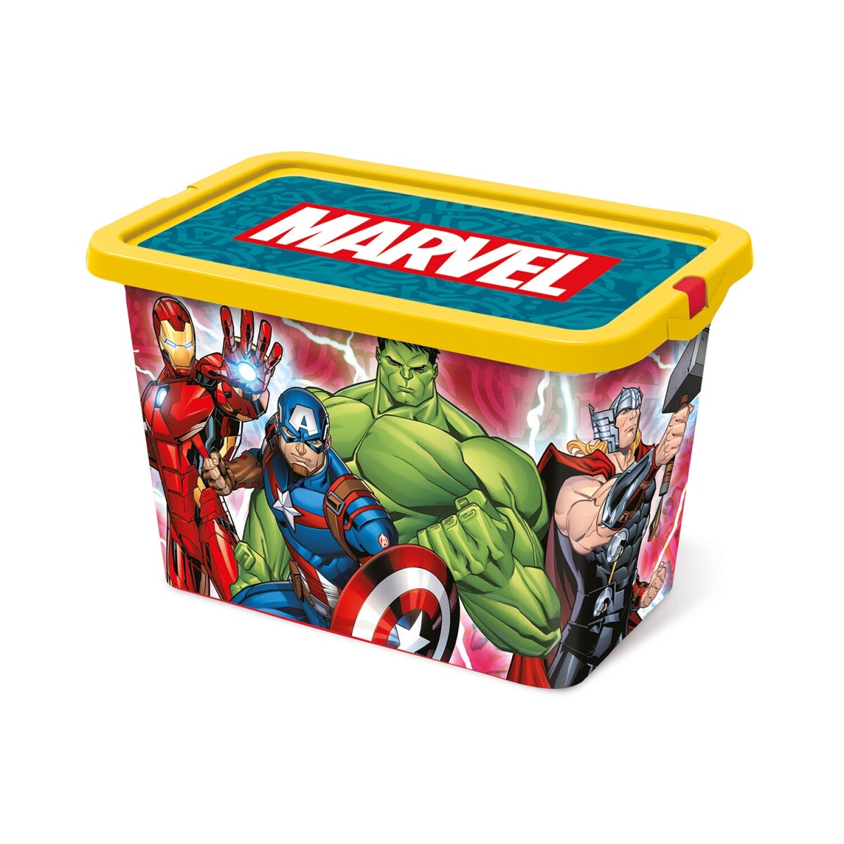 Caja organizadora infantil con tapa Plasútil 7 litros - Avengers 