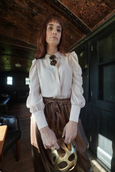 Camisa Diana Beige