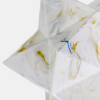 FIGURA CERAMICA ESTRELLA BLANCO COMB 15X15X15CM Unica