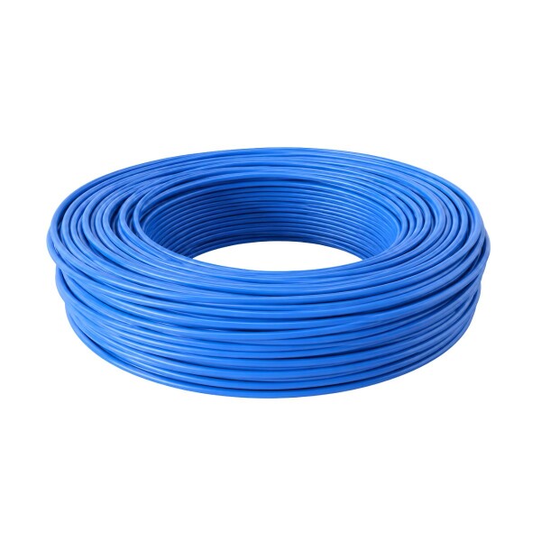 ROLLO CABLE PLASTICO "CF" 2MM X100M Azul