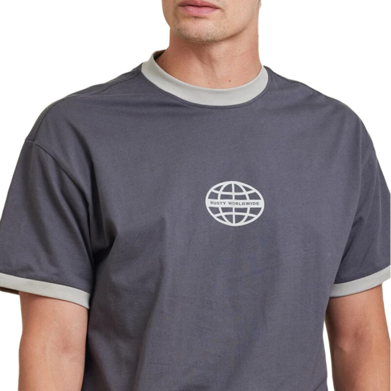 Remera Rusty Runel - Gris Remera Rusty Runel - Gris