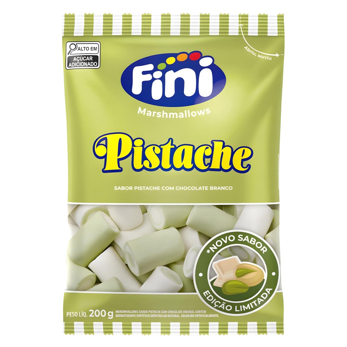 Gomitas FINI Marshmallows 250grs - Pistacho 
