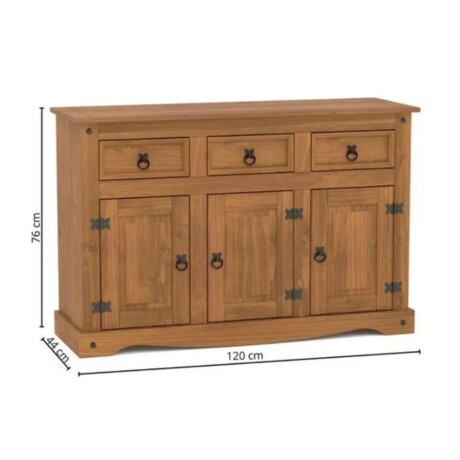 Promo Aparador + Mesa Ratona Linea Naturale Roble