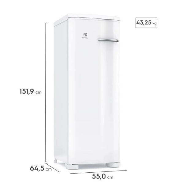 Freezer Vertical Electrolux Fe22-wht 215 L FREEZER ELECTROLUX VERTICAL 215LTS FE22