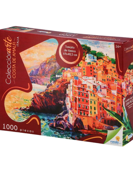 Puzzle en caja Ronda ColecciónArte Amalfi Italia 1000 piezas Puzzle en caja Ronda ColecciónArte Amalfi Italia 1000 piezas