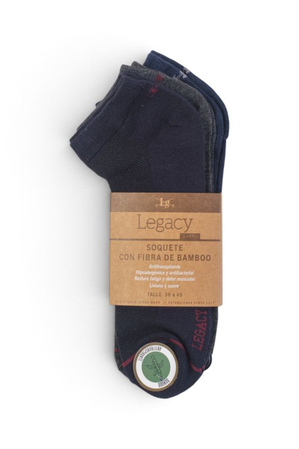 SOQUETE BAMBOO Azul