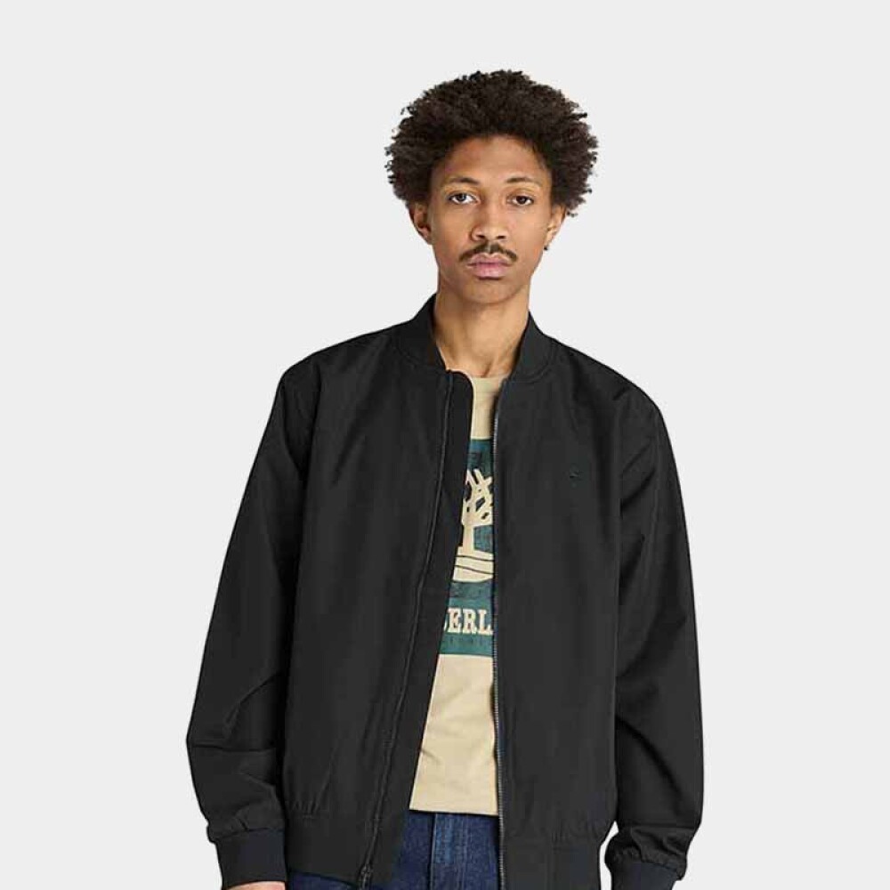 Casaca WaterResistant Mid-Season Bomber Hombre Black