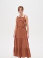 Vestido Vesal Tostado