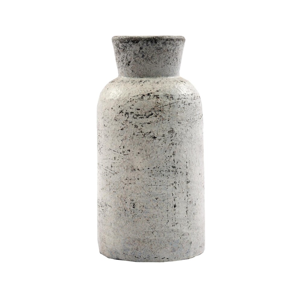 JARRÓN DECORATIVO TERRACOTA BLANCO ZAR